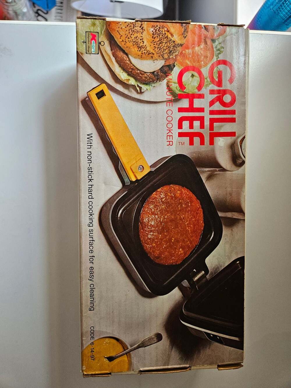 Vintage Kmart Grill Chef Minute Cooker Electric Burger and Sandwich Maker